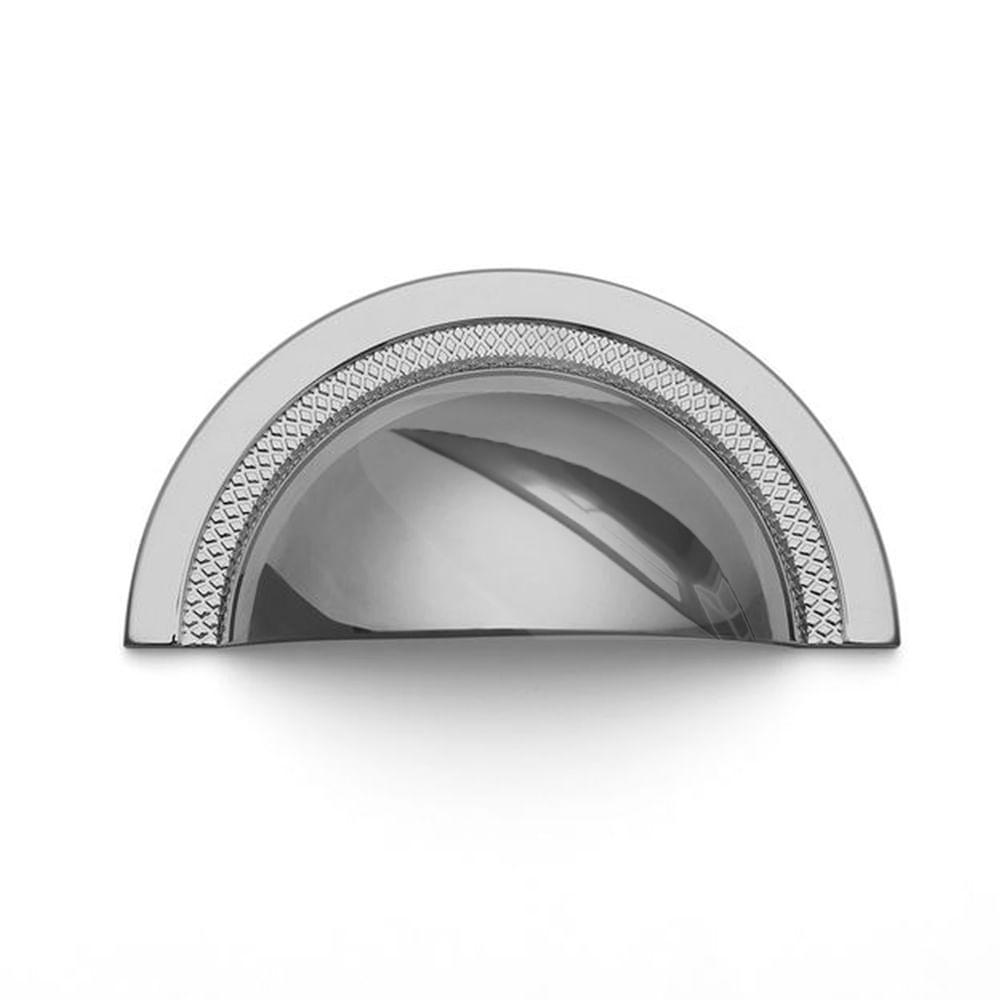 Puxador Concha Shell 48mm Cromado Zen